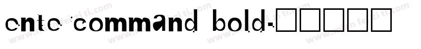 entercommand bold字体转换